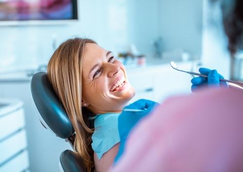 Kauai woman smiling in dental chair