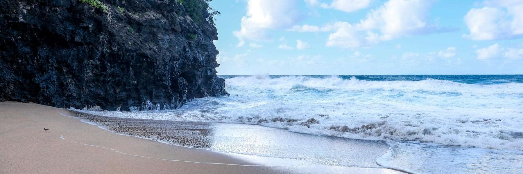 Kauai beach and ocean